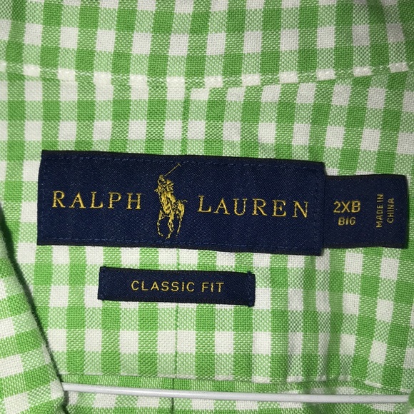 Men’s Ralph Lauren Checkered Shirt - Picture 7 of 7